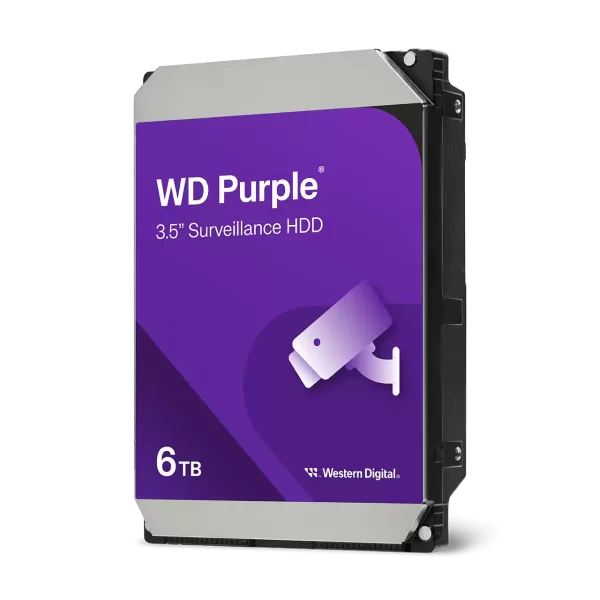 WD Purple Surveillance Hard Drive 6TB