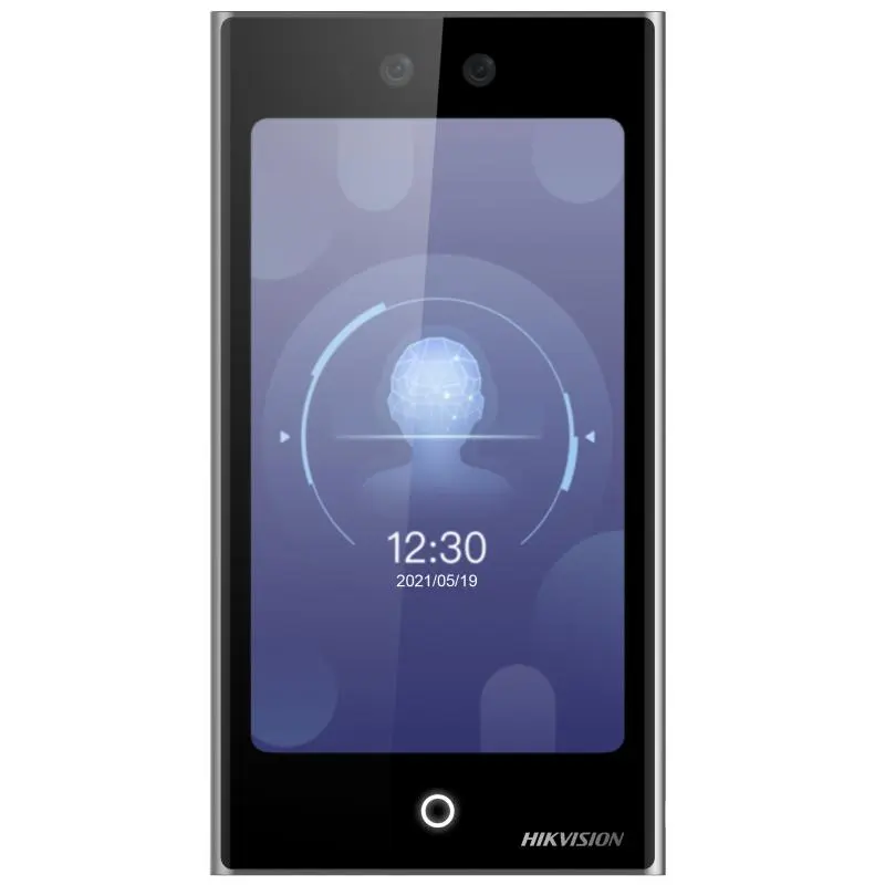 Hikvision face recognition terminal integrated with a video intercom system