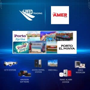 Amer Group Porto security solutions Egypt | smart surveillance Egypt | CCTV for real estate projects | access control Egypt | Speed4Trading Porto projects security | integrated building security Egypt